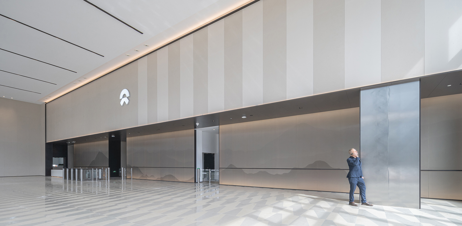 蔚來(lái)汽車辦公室裝修圖片